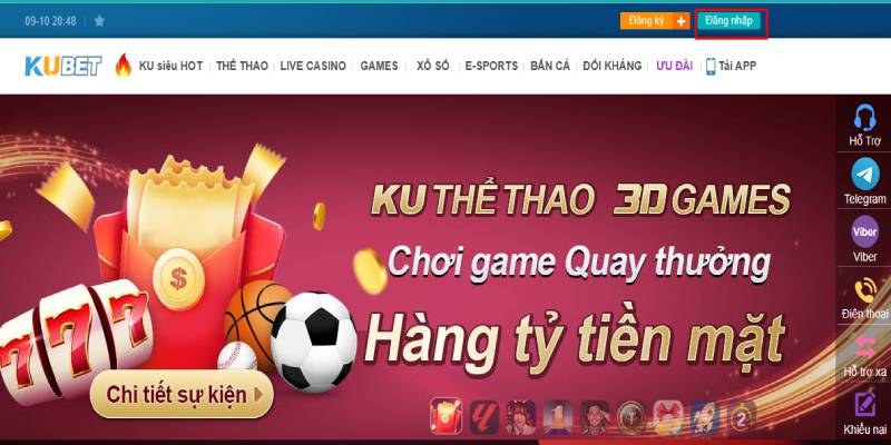 Đăng nhập Kubet qua máy tính chi tiết nhất